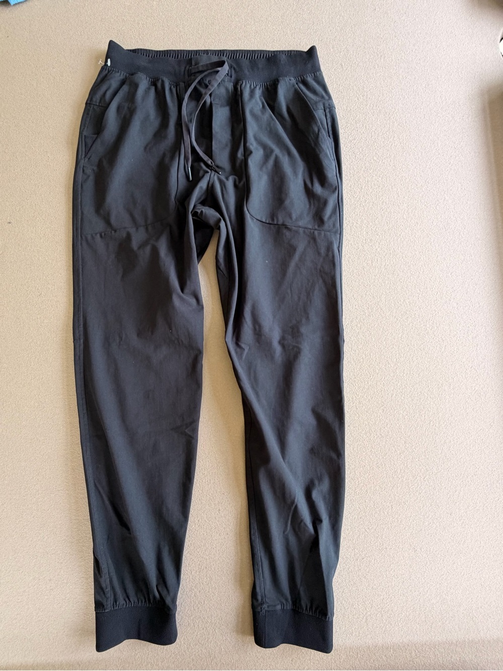 Lululemon Men's ABC Warpstreme Jogger Black Performance Pants - Size L